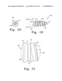 Spine plate with configured bone screw bores diagram and image