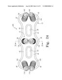 Spine plate with configured bone screw bores diagram and image