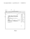 MAP INTERFACE WITH DIRECTIONAL NAVIGATION diagram and image