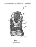 Protective Glove With Independent Pads diagram and image