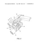 Pivotable accessory mount diagram and image