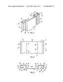 Demountable wall system and method diagram and image