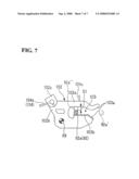 Drive switching lever structure for vehicle diagram and image