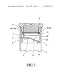 ASSEMBLY FOR STORAGE AND DISPENSING OF UNIT OBJECTS, EQUIPPED WITH A FIRST-OPENING SEAL diagram and image