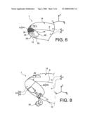 FRONT AIRCRAFT PART COMPRISING A FLAT PARTITION BETWEEN A PRESSURISED ZONE AND A NON-PRESSURISED ZONE HOUSING LANDING GEAR diagram and image