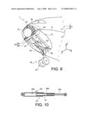 FRONT AIRCRAFT PART COMPRISING A FLAT PARTITION BETWEEN A PRESSURISED ZONE AND A NON-PRESSURISED ZONE HOUSING LANDING GEAR diagram and image