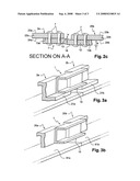 Stringers assembled at a circumferential join of an airplane fuselage diagram and image