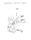 Supporting structure of stabilizer to vehicle body diagram and image