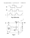 Method and circuit for reducing switching ringing in switching regulator diagram and image