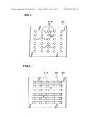 Inspection contact structure and probe card diagram and image