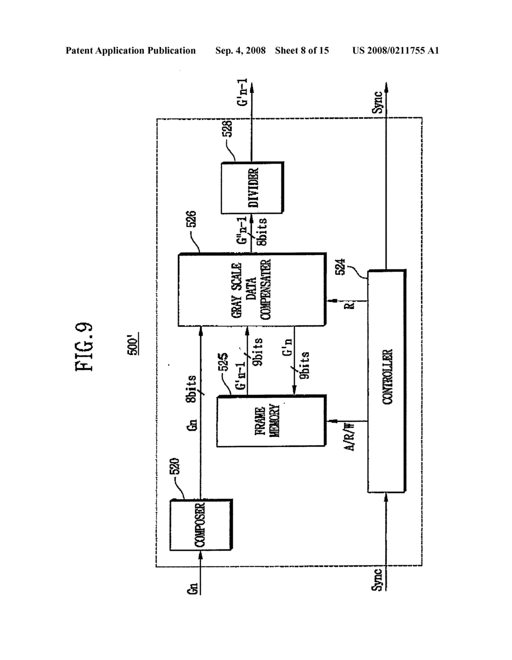 LIQUID CRYSTAL DISPLAY AND DRIVING METHOD THEREOF - diagram, schematic, and image 09