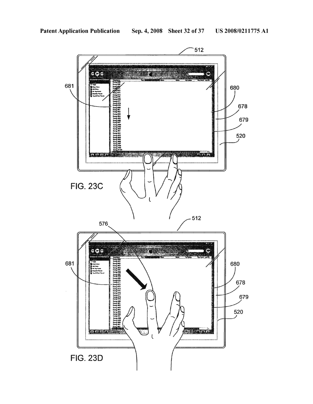 GESTURES FOR TOUCH SENSITIVE INPUT DEVICES - diagram, schematic, and image 33