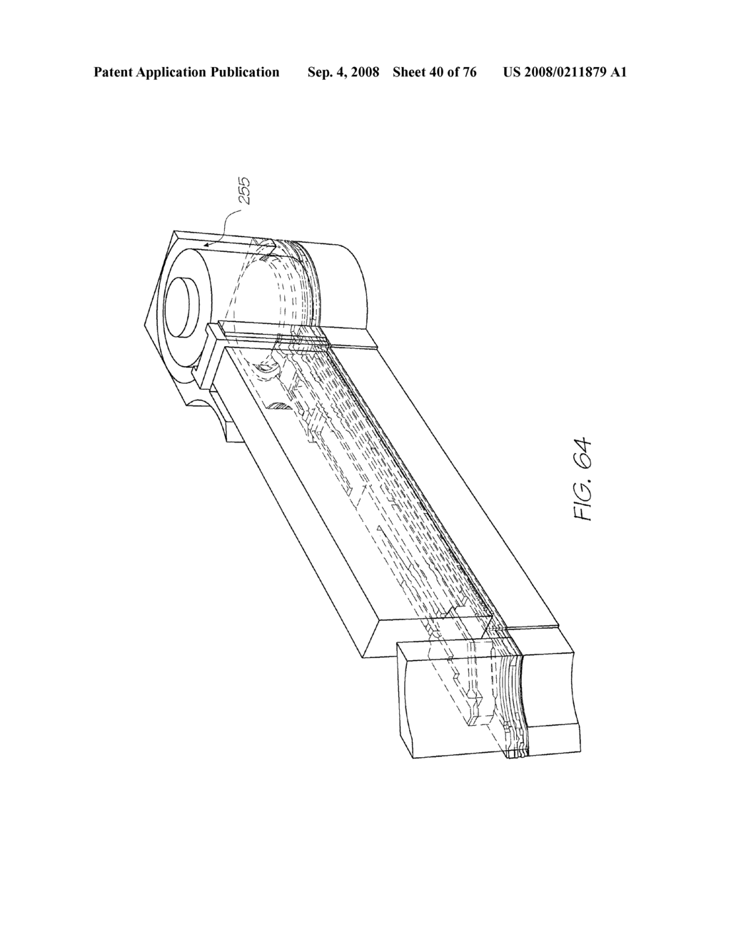 Pagewidth inkjet printhead assembly with nozzle arrangements having actuator arms configured to be in thermal balance when in a quiescent state - diagram, schematic, and image 41
