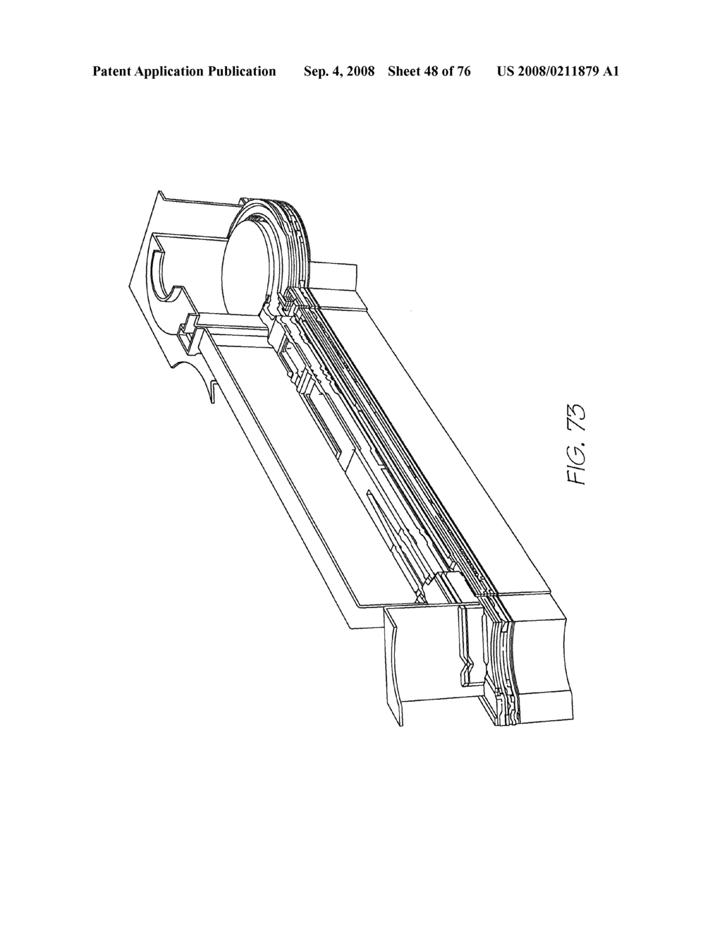 Pagewidth inkjet printhead assembly with nozzle arrangements having actuator arms configured to be in thermal balance when in a quiescent state - diagram, schematic, and image 49