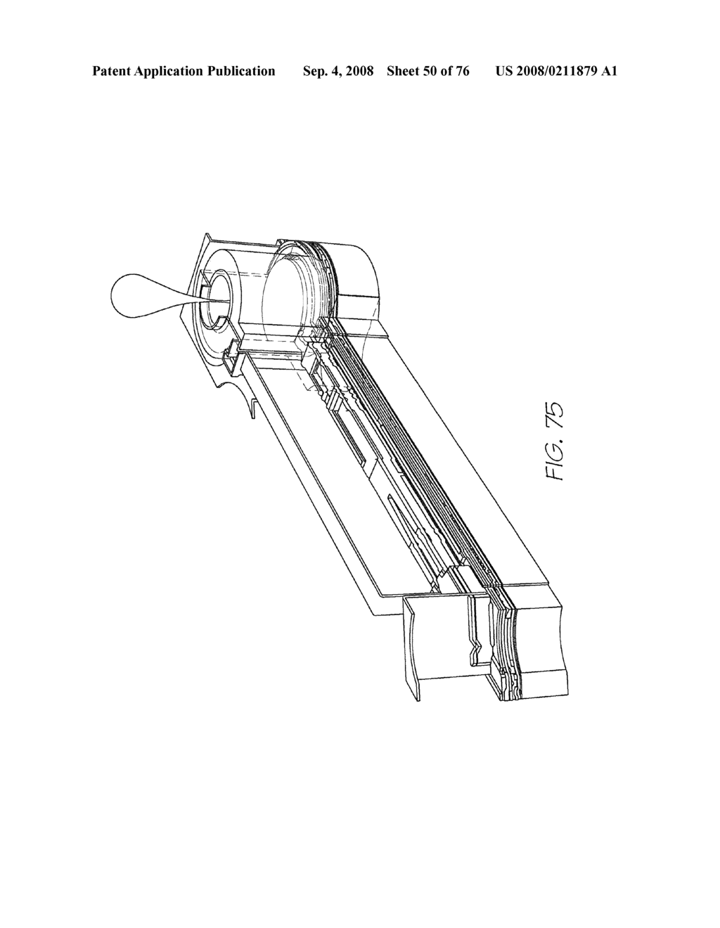 Pagewidth inkjet printhead assembly with nozzle arrangements having actuator arms configured to be in thermal balance when in a quiescent state - diagram, schematic, and image 51