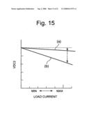 Voltage boosting power supply circuit for monitoring charging voltage with predetermined voltage to detect boosted voltage, and boosted voltage control method diagram and image