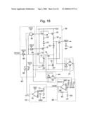 Voltage boosting power supply circuit for monitoring charging voltage with predetermined voltage to detect boosted voltage, and boosted voltage control method diagram and image