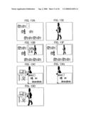 Multiple image processing and synthesis using background image extraction diagram and image