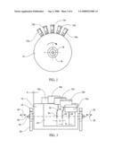 Printer drum bearing mount diagram and image