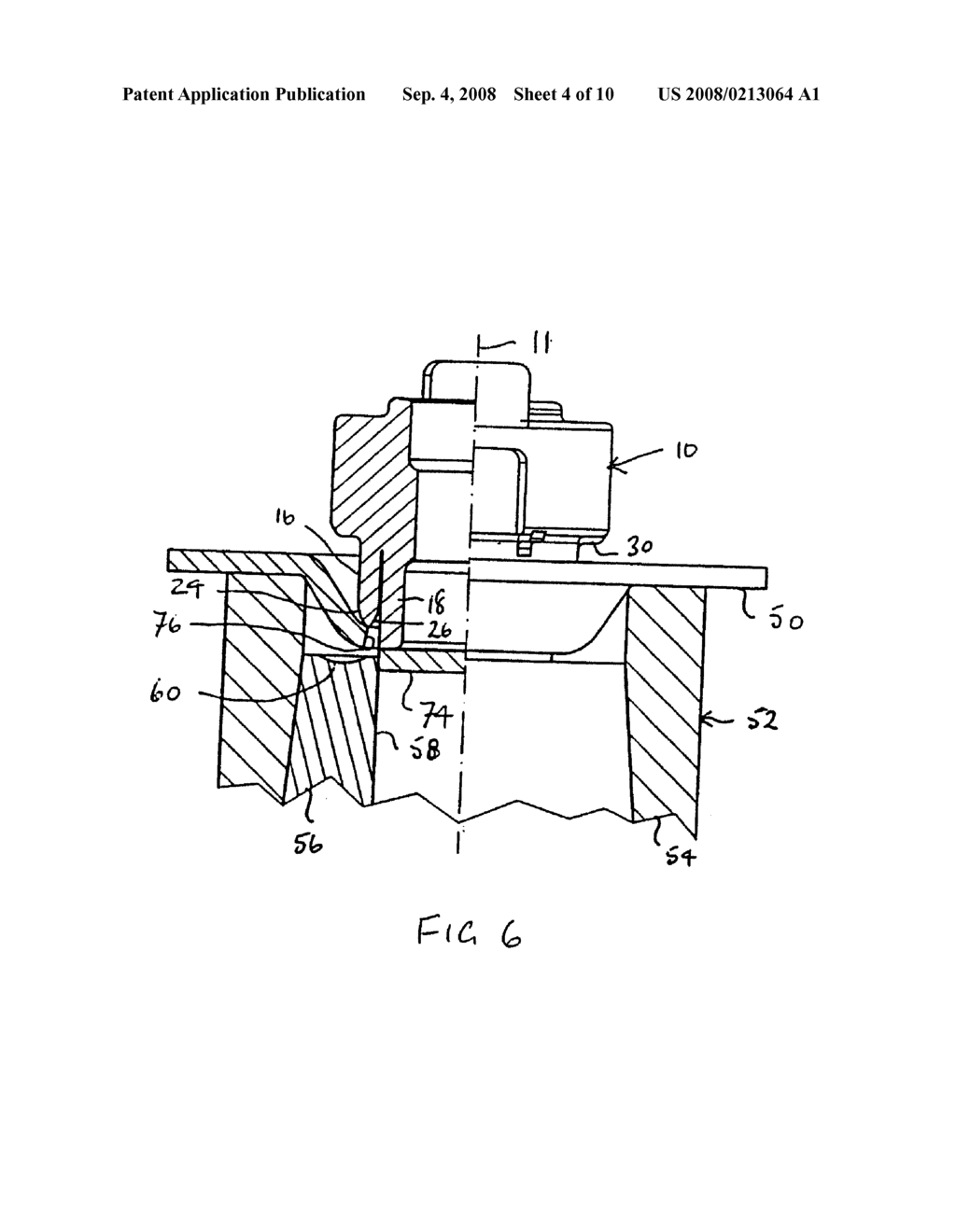 METHOD FOR CHEATING AN ELECTRICALLY CONDUCTIVE CONNECTION BETWEEN AN ELECTRIC TERMINAL DEVICE SUCH AS A CABLE SHOE AND A SHEET METAL PART, FASTENER ELEMENT AND COMPONENT ASSEMBLY - diagram, schematic, and image 05