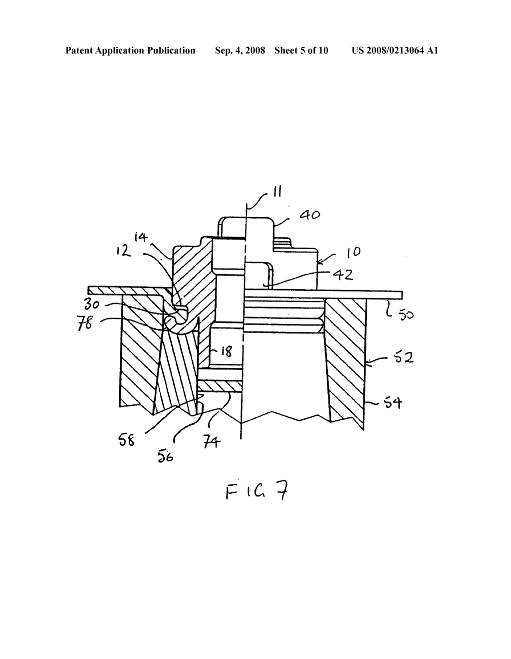 METHOD FOR CHEATING AN ELECTRICALLY CONDUCTIVE CONNECTION BETWEEN AN ELECTRIC TERMINAL DEVICE SUCH AS A CABLE SHOE AND A SHEET METAL PART, FASTENER ELEMENT AND COMPONENT ASSEMBLY - diagram, schematic, and image 06