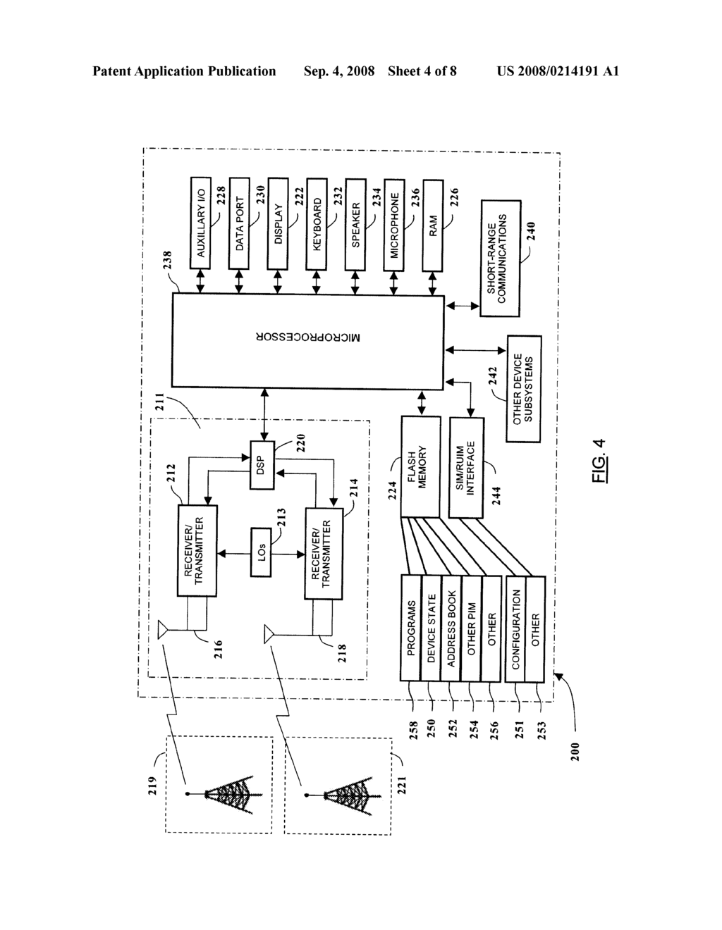 SERVICE STATUS DISPLAY ON A HANDHELD COMMUNICATION DEVICE - diagram, schematic, and image 05