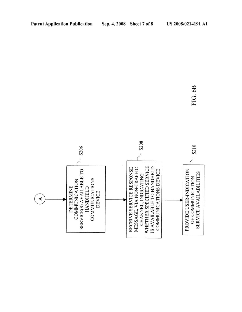 SERVICE STATUS DISPLAY ON A HANDHELD COMMUNICATION DEVICE - diagram, schematic, and image 08