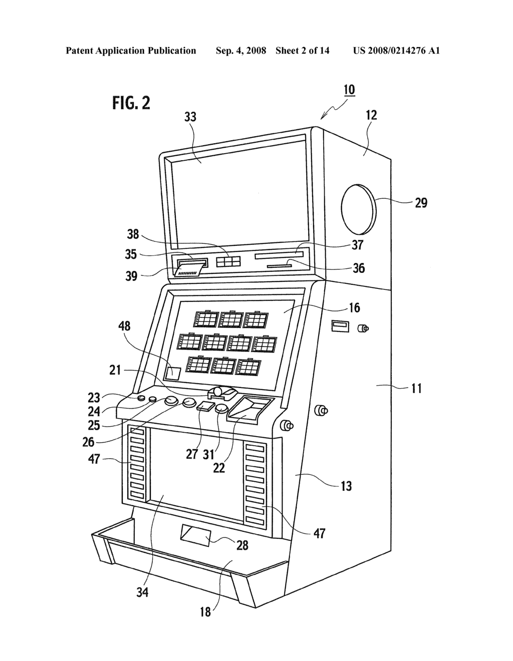 SLOT MACHINE AND PLAYING METHOD THEREOF - diagram, schematic, and image 03