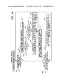 Information communication system, facility-side apparatus and program, user-side apparatus and program, status detecting device and program, updating device and program diagram and image