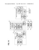 Information communication system, facility-side apparatus and program, user-side apparatus and program, status detecting device and program, updating device and program diagram and image