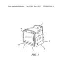 Motion sensor arrangement for point-of-purchase device diagram and image