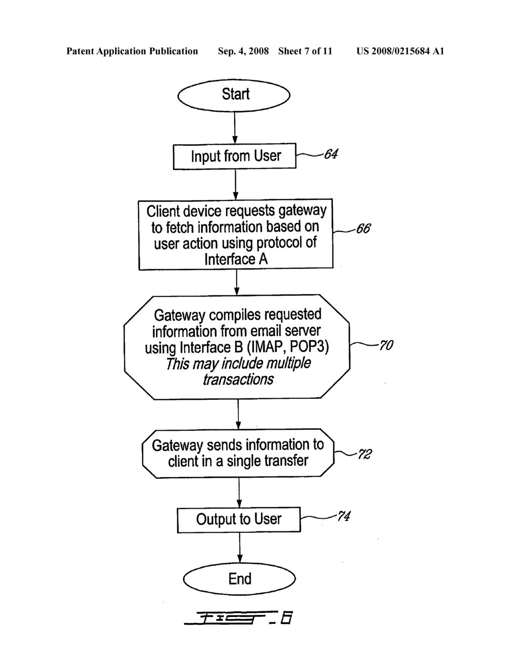 Wireless E-Mail System and Method for Using Same - diagram, schematic, and image 08