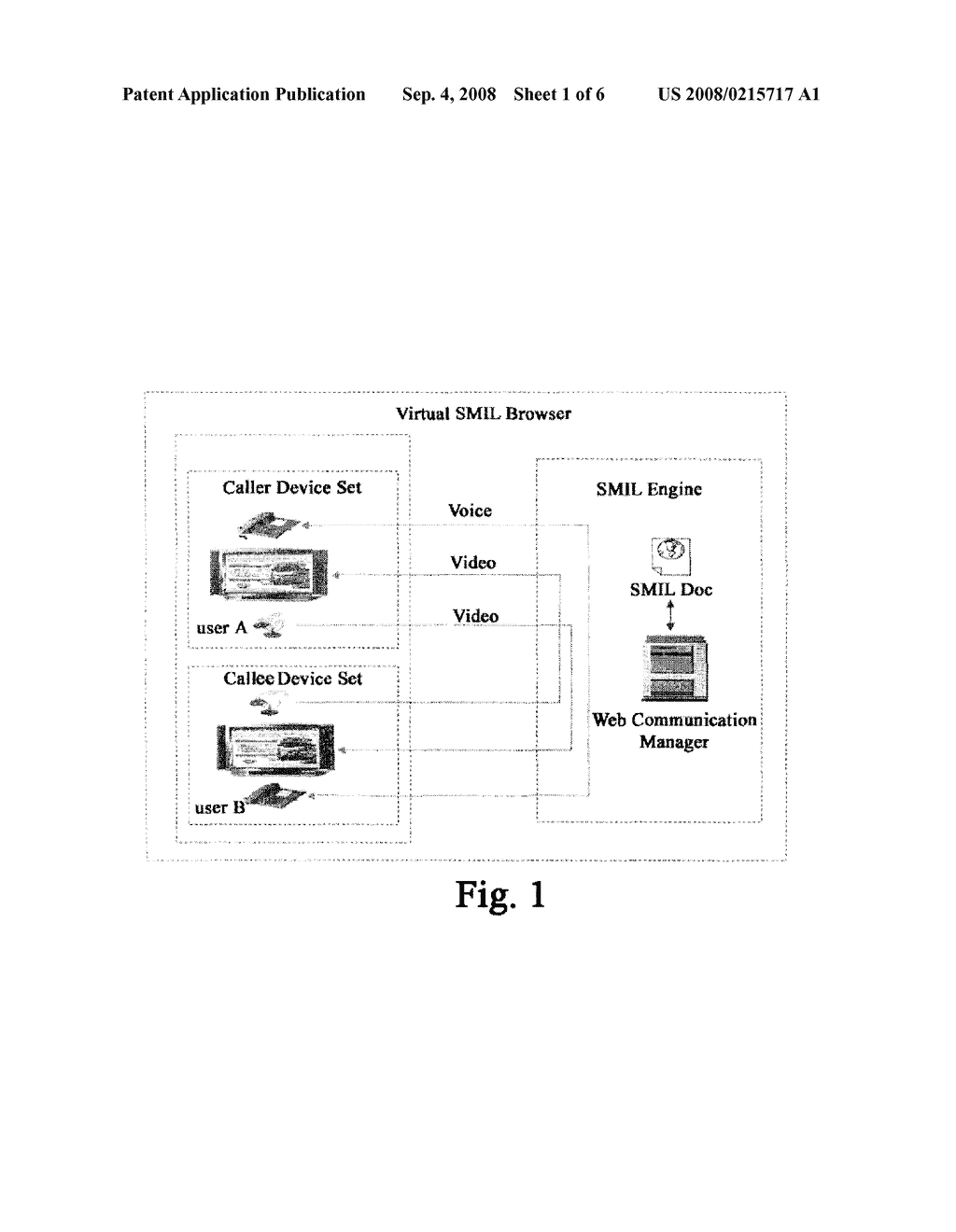 Web Based Unified Communication System and Method, and Web Communication Manager - diagram, schematic, and image 02