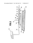 Mobile floor-cleaning machine diagram and image