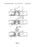 Kit for plugging a hole with a fire resistant material diagram and image