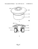 Kit for plugging a hole with a fire resistant material diagram and image