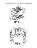 Handle free claw clip diagram and image