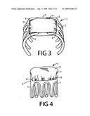 Handle free claw clip diagram and image