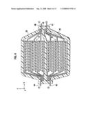 LITHIUM-ION SECONDARY BATTERY diagram and image