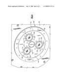 Electric motor with static brake diagram and image