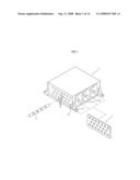 Storage device for battery modules diagram and image