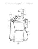 SAFETY ACTUATOR FOR A FOOD PROCESSOR HAVING A VISUAL INDICATION diagram and image