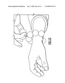 WEARABLE CUSHIONED WRIST SUPPORT FOR COMPUTER USERS diagram and image