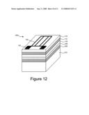 Light emitting devices having current reducing structures and methods of forming light emitting devices having current reducing structures diagram and image