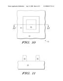 SEMICONDUCTOR DEVICE HAVING TILES FOR DUAL-TRENCH INTEGRATION AND METHOD THEREFOR diagram and image