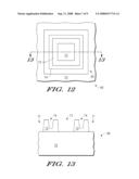 SEMICONDUCTOR DEVICE HAVING TILES FOR DUAL-TRENCH INTEGRATION AND METHOD THEREFOR diagram and image