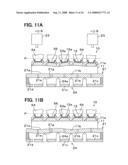 Metallic electrode forming method and semiconductor device having metallic electrode diagram and image