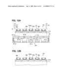 Metallic electrode forming method and semiconductor device having metallic electrode diagram and image