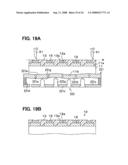 Metallic electrode forming method and semiconductor device having metallic electrode diagram and image