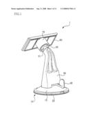 SUCTION PLATE AND CRADLE FOR AN AUTOMOBILE HAVING THE SAME diagram and image